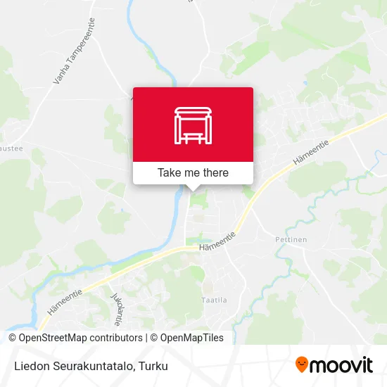 Liedon Seurakuntatalo map