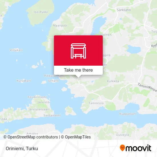 Oriniemi map