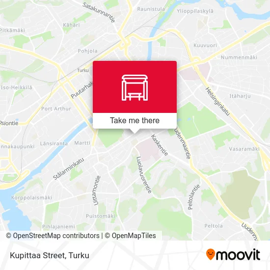 Kupittaa Street map