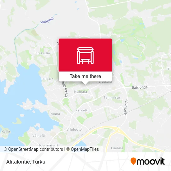 Alitalontie map
