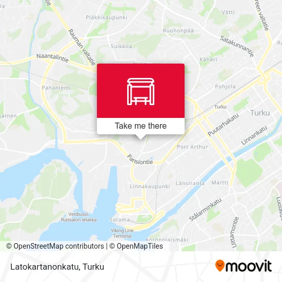Latokartanonkatu map