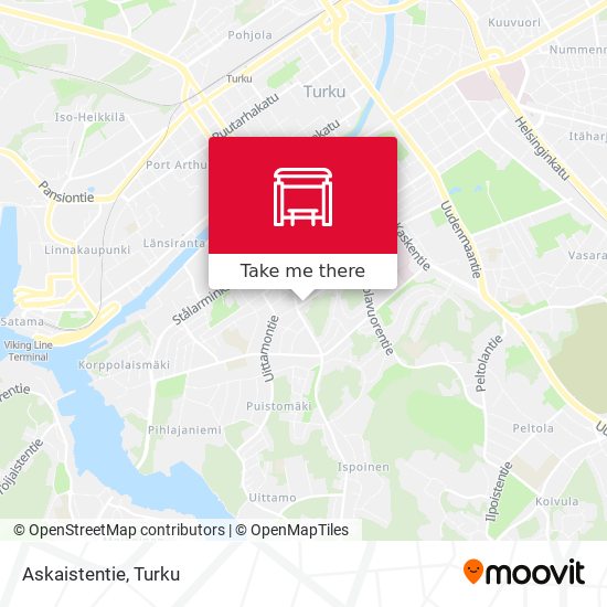 Askaistentie map