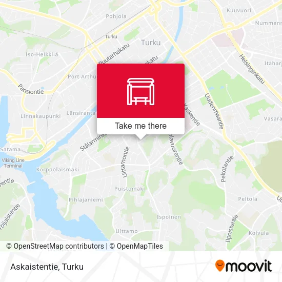 Askaistentie map