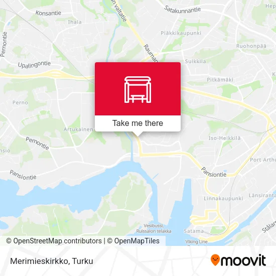 Merimieskirkko map