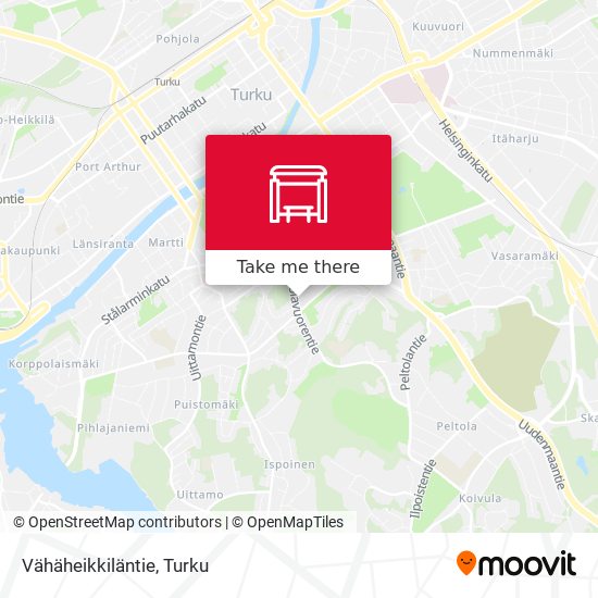 Vähäheikkiläntie map