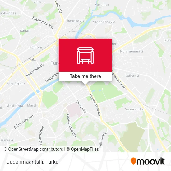Uudenmaantulli map