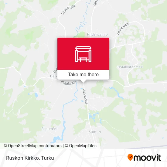 Ruskon Kirkko map