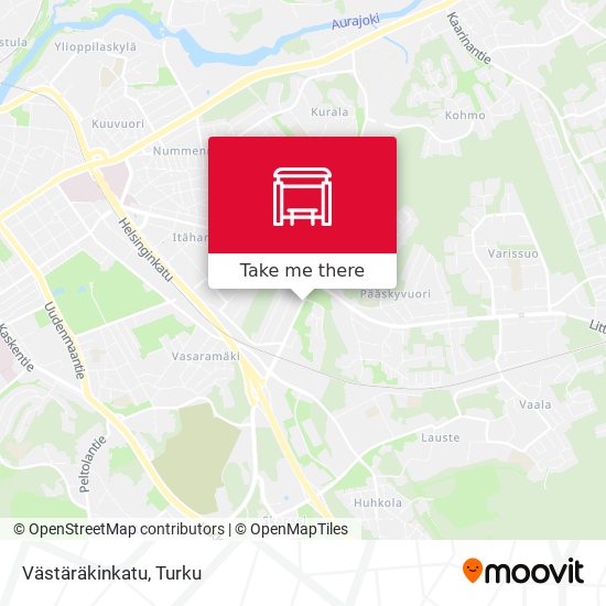Västäräkinkatu map
