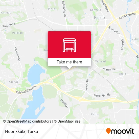 Nuorikkala map