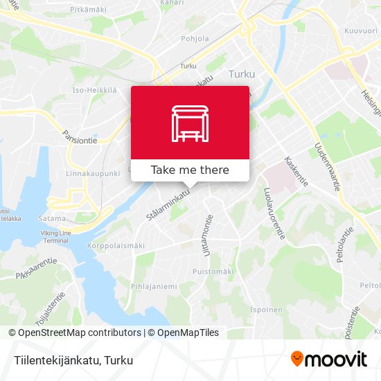 Tiilentekijänkatu map