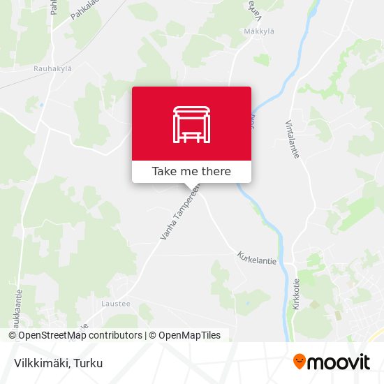 Vilkkimäki map