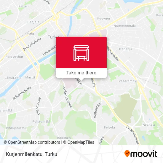 Kurjenmäenkatu map