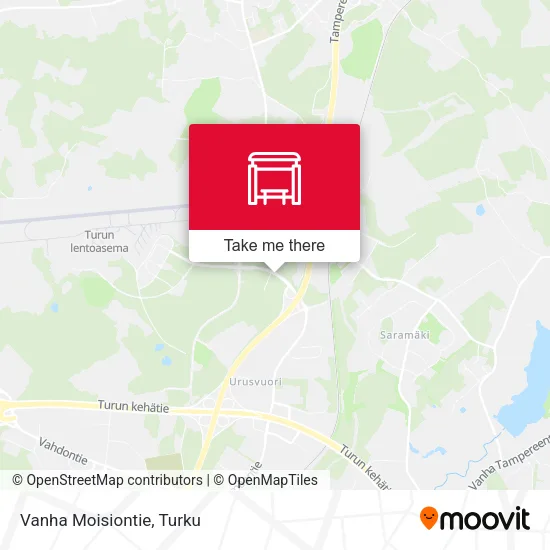 Vanha Moisiontie map