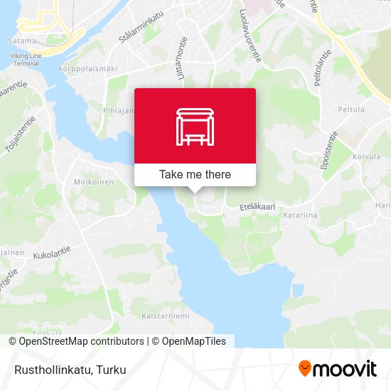 Rusthollinkatu map