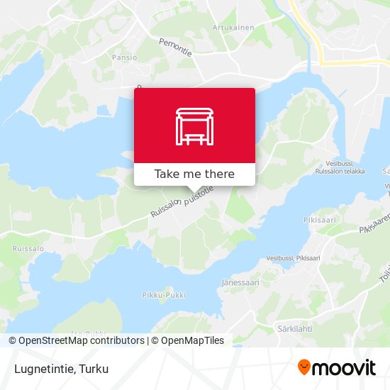 Lugnetintie map