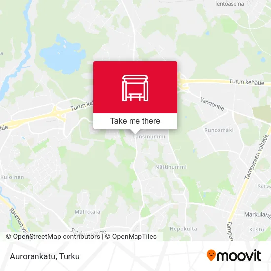 Aurorankatu map