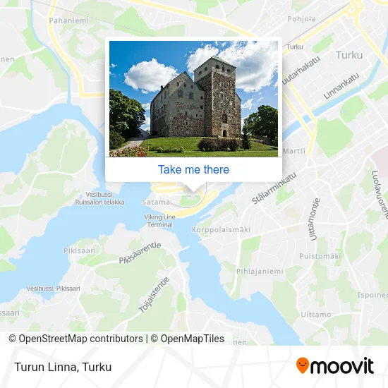 Turun Linna map