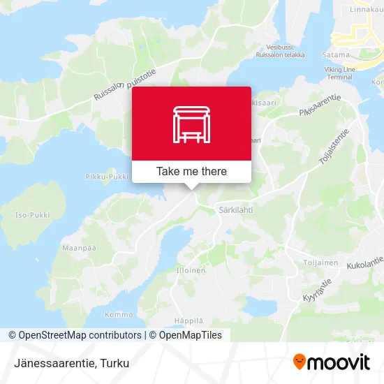 Jänessaarentie map