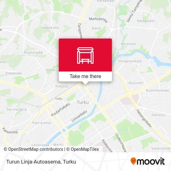Turun Linja-Autoasema map