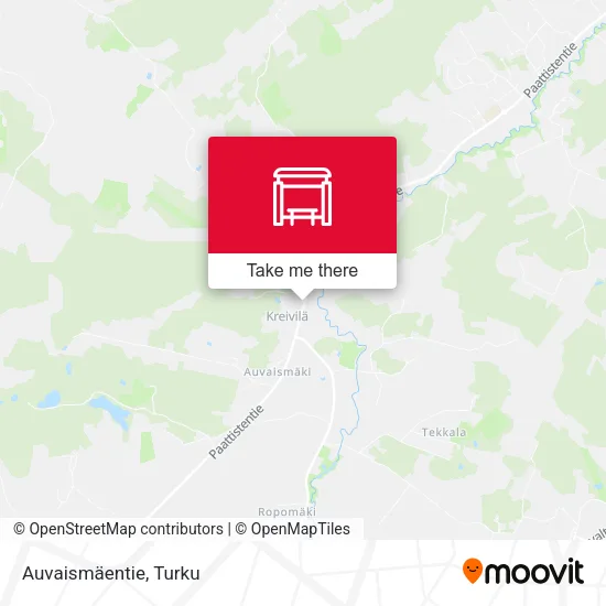 Auvaismäentie map