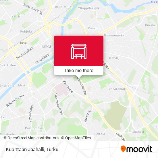 Kupittaan Jäähalli map