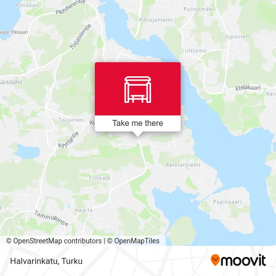 Halvarinkatu map
