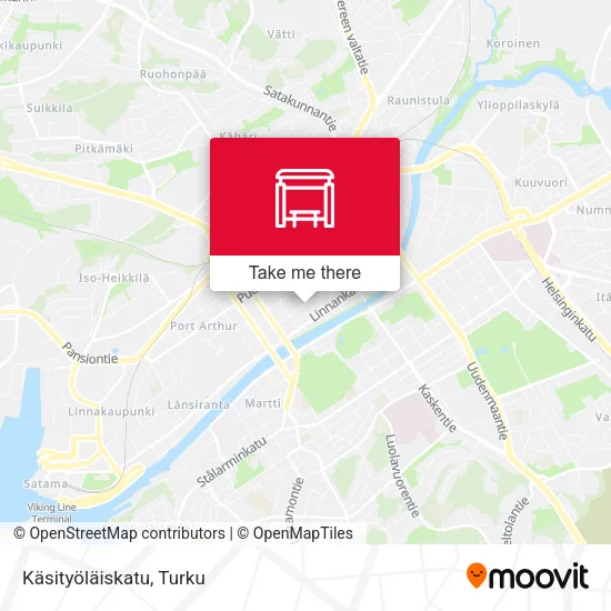 Käsityöläiskatu map