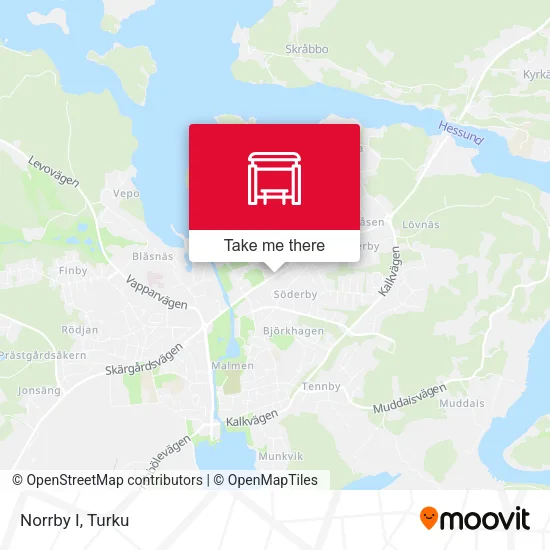 Norrby I map