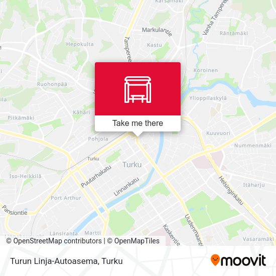 Turun Linja-Autoasema map