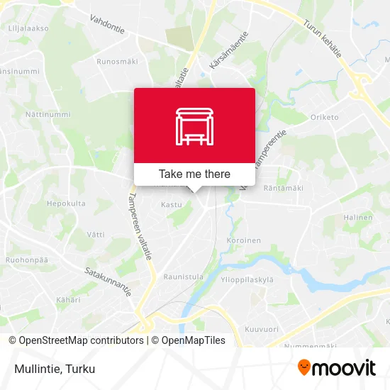 Mullintie map
