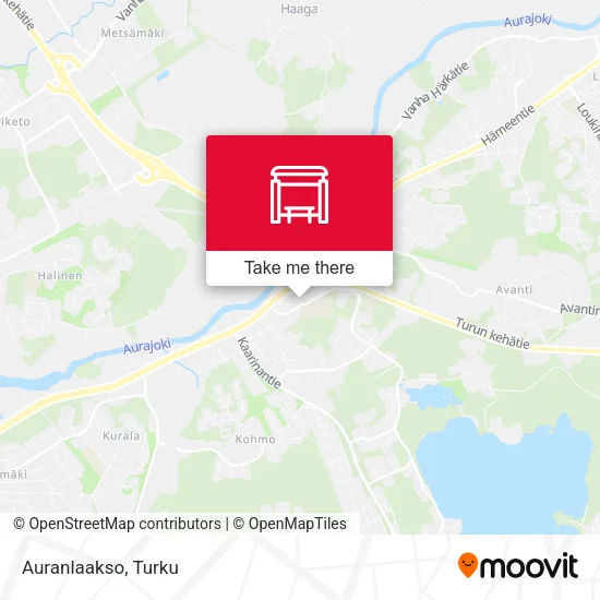 Auranlaakso map