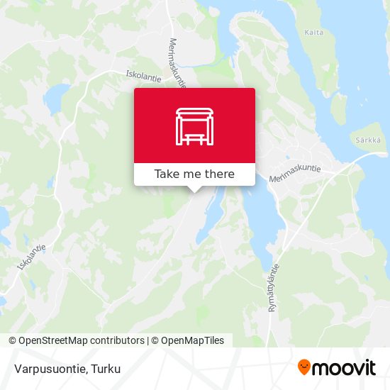 Varpusuontie map