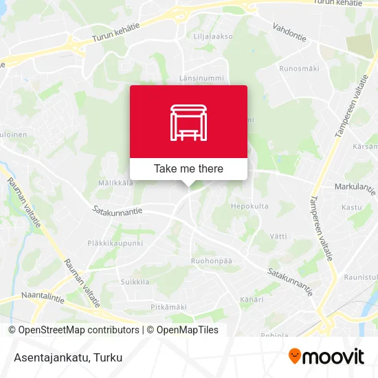 Asentajankatu map