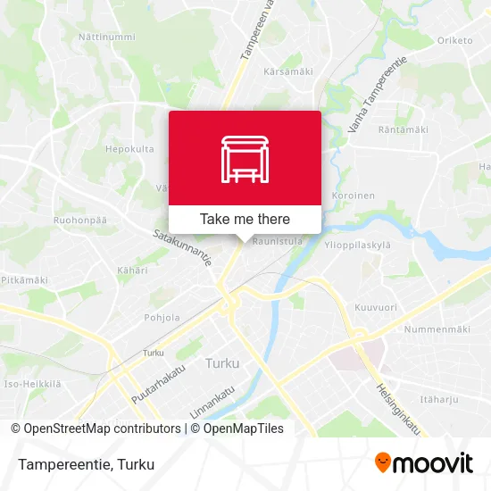 Tampereentie map