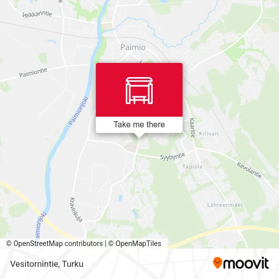 Vesitornintie map