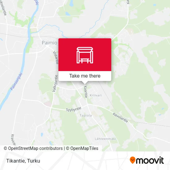 Tikantie map