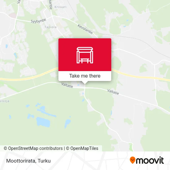 Moottorirata map