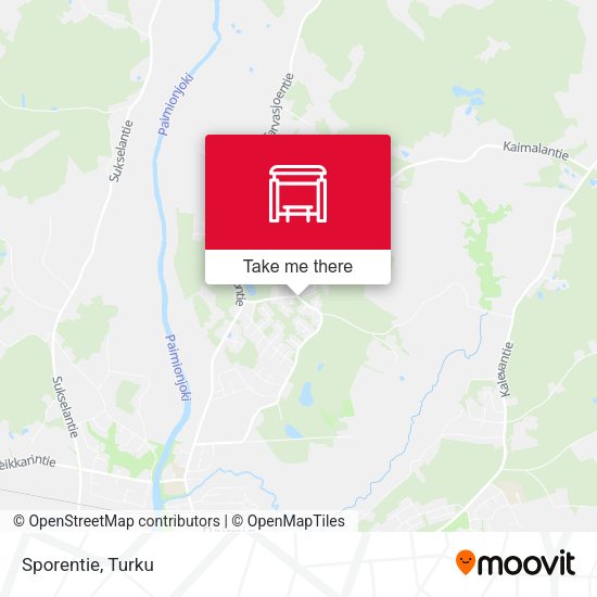 Sporentie map
