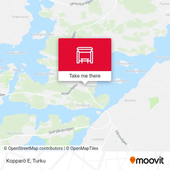 Kopparö E map