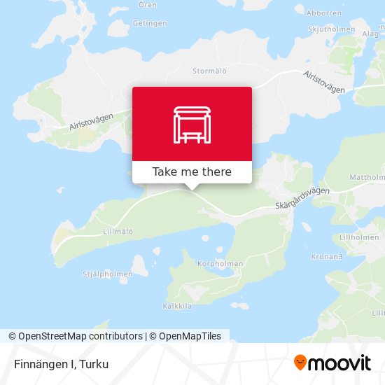 Finnängen I map