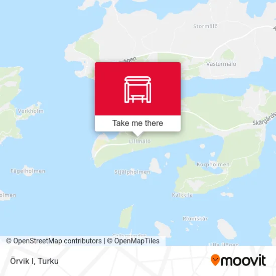 Örvik I map