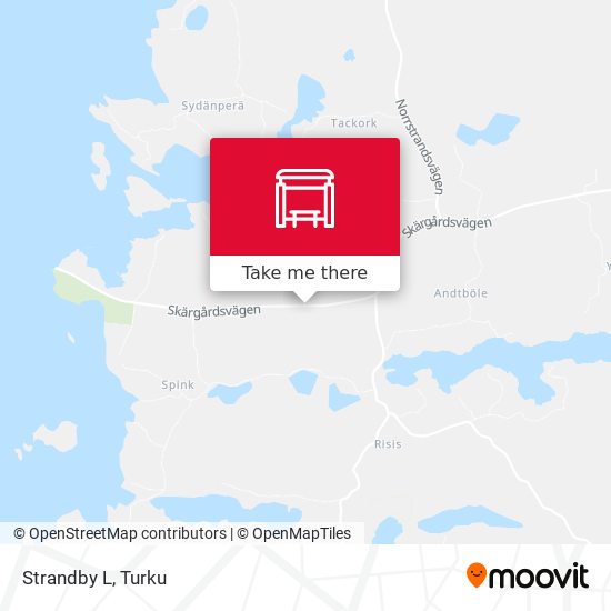 Strandby L map