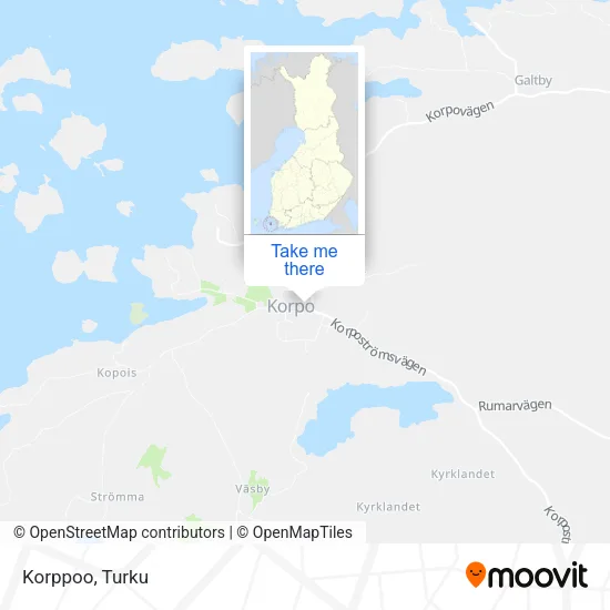 Korppoo map