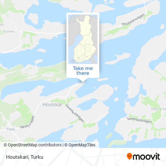 Houtskari map