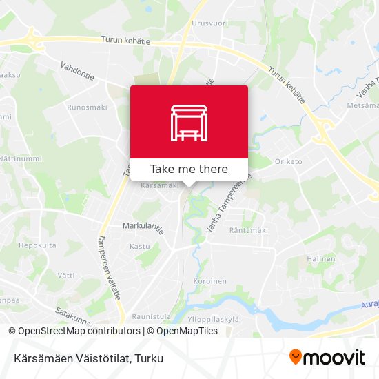 Kärsämäen Väistötilat map