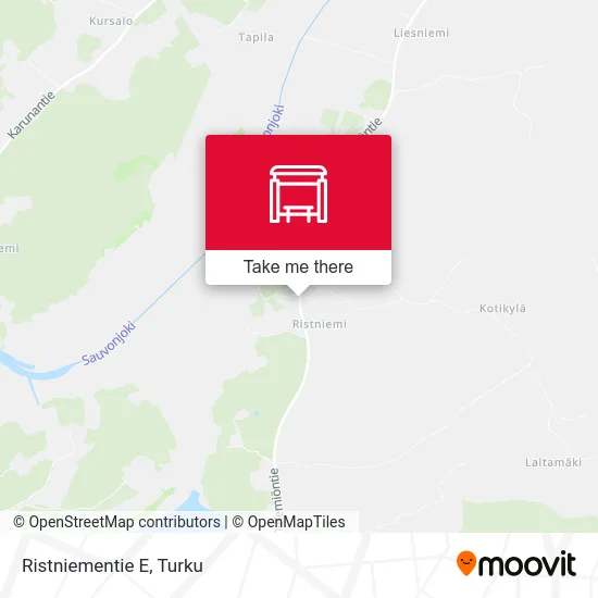 Ristniemi Road East map