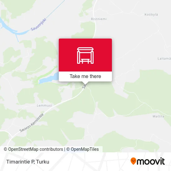 Timarintie North map