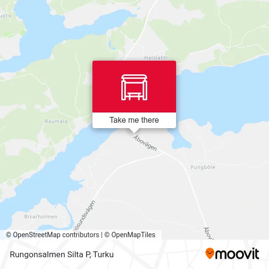 Rungonsalmi Bridge N map