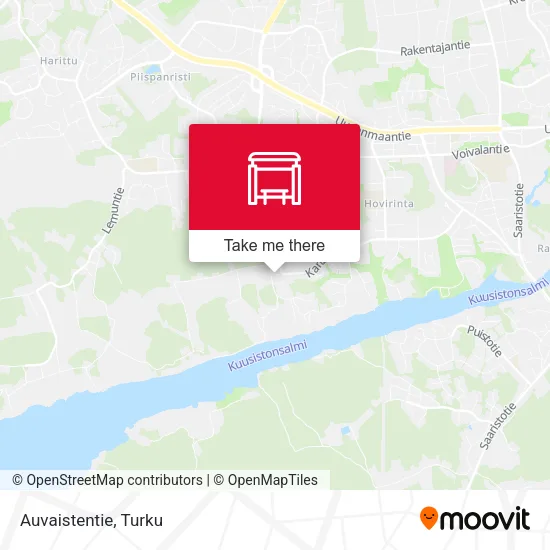 Auvaistentie map