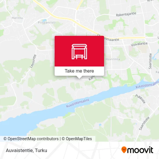 Auvaistentie map